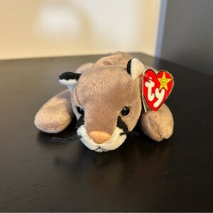 Ty Plush Cougar Beanie Baby Vintage 1998